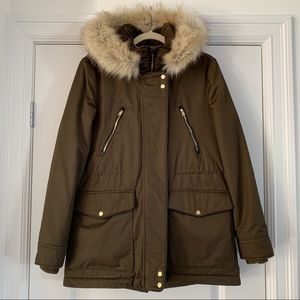 Zara NWOT parka winter coat size medium